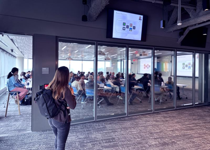 WTI Inspiring Speaker Series talk in the 11th floor workshop during the Spring semester. 