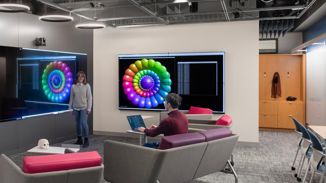 The visualization lab in The Matrix.
