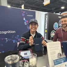 Wu Tsai Postdoc Fellow, Weikang Shi, at SfN 2023