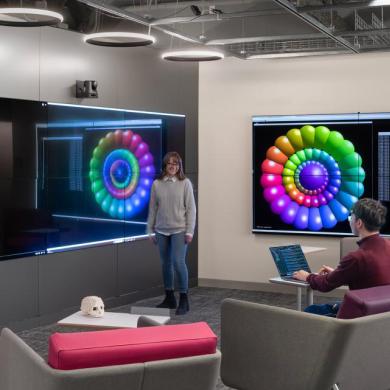 The visualization lab in The Matrix.